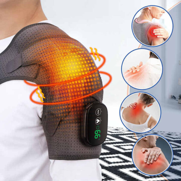 Vibration Massaging Shoulder Therapy Shoulder Brace - Image 2