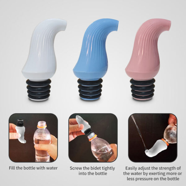 Bidet Spray – Mini Pocket Size Shattaf Peri Bottle for Outdoor Hygiene - Image 4